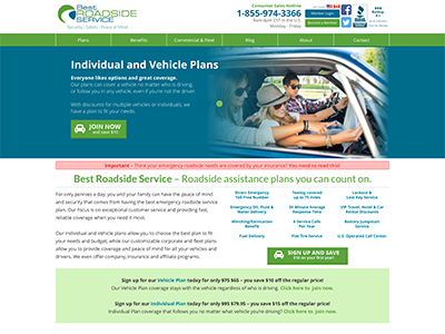 Mobile-friendly website redesign and migration from HTML to WordPress, copywriting, and ongoing maintenance.