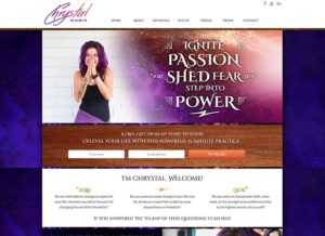 ChrystalKubis.com website by cultivardesigns.com