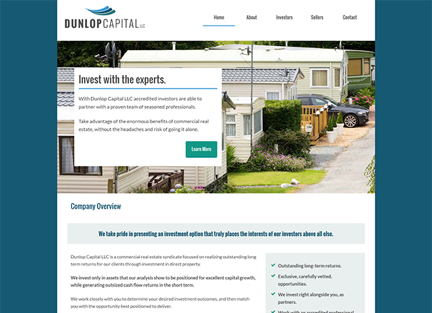 New, mobile-friendly website and branding, including content strategy and copy editing, with ongoing maintenance.