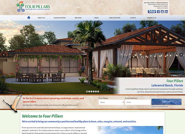 New mobile-friendly website, branding upgrade and online booking functionality, with ongoing maintenance.