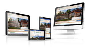 mobile-friendly responsive WordPress website design for local business Four Pillars