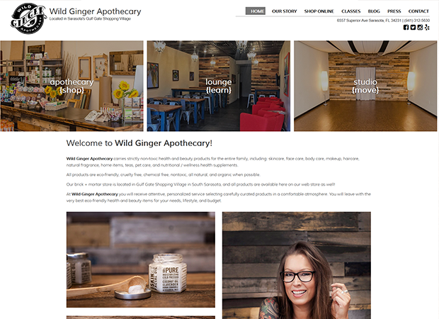New mobile-friendly website, on-site local SEO, blog migration from Blogger and customized events calendar.
